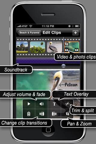 ReelDirector iPhone、iPad 両対応アプリ