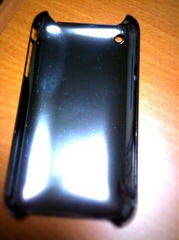 パワーサポート エアージャケットセット for iPhone 3GS/3G ミラーブラック PPK-77